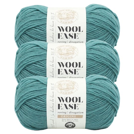 3 Pack Lion Brand® Wool-Ease® Roving Origins Yarn